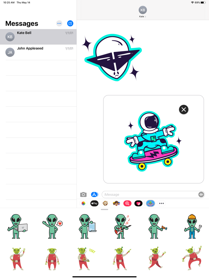 Aliens Stickers