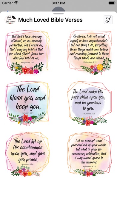 Much Loved Bible Verses Screenshot