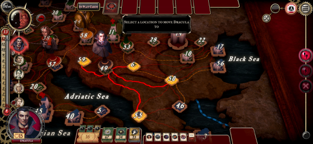 Fury of Dracula Screenshot