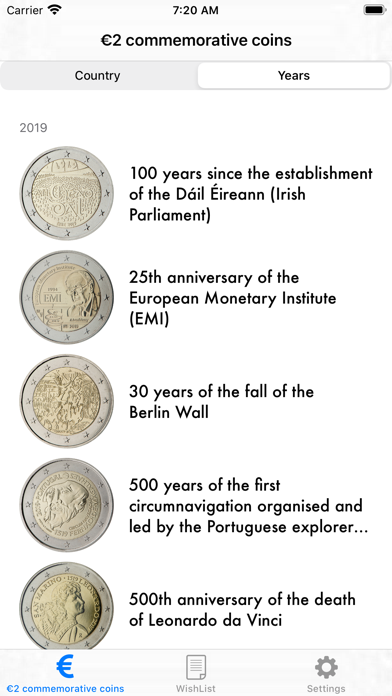 2 Euro coins Screenshot
