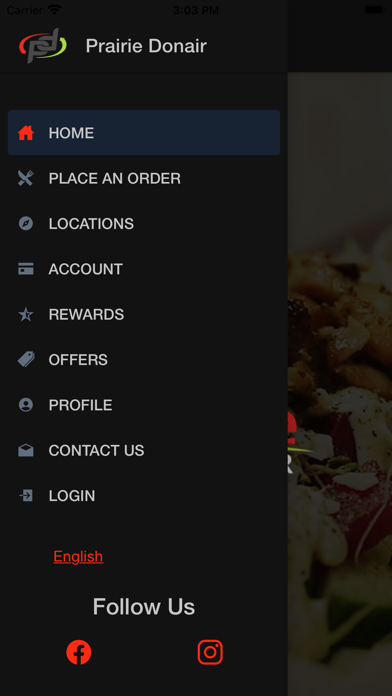 Prairie Donair App Screenshot