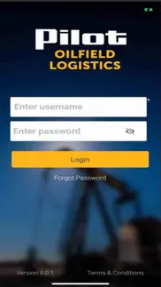 pilot oilfield logistics iphone screenshot 1