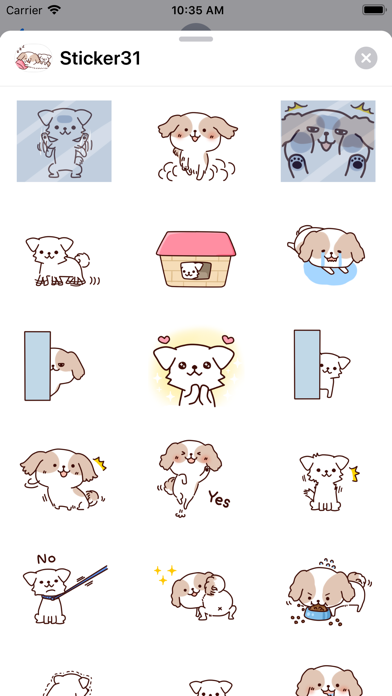 my wanko iPhone screenshot 2 - Stickers app