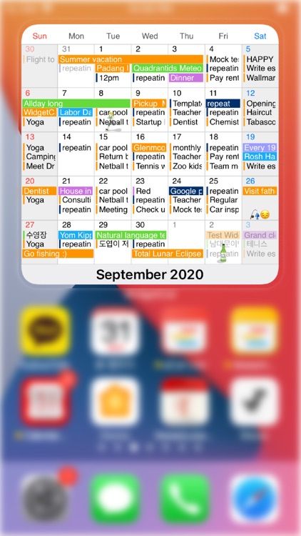 WidgetCal-Calendar Widget screenshot-0