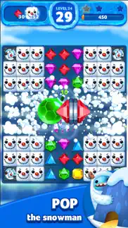 jewel ice mania: match3puzzle! iphone screenshot 2