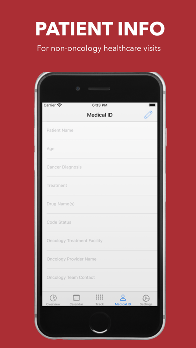 My Cancer Tracker Screenshot