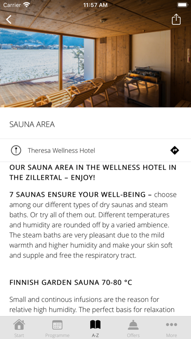 Hotel THERESA in Zillertal Screenshot