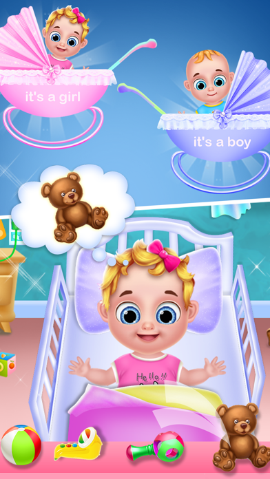 Pregnant Mommy & Newborn Twins Screenshot