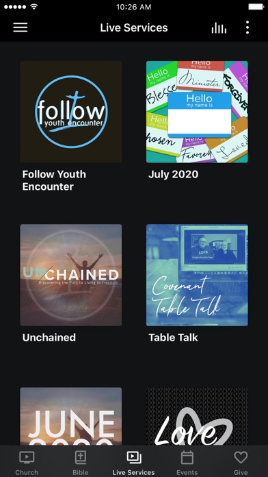 Covenant Church App Screenshot