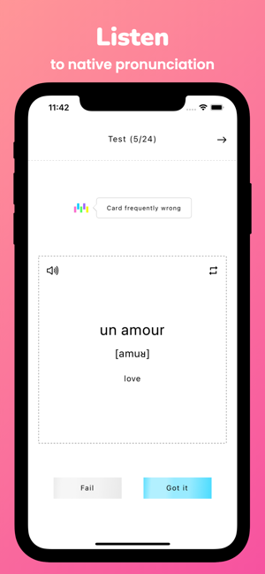 ‎Memorize: Learn French Words Screenshot