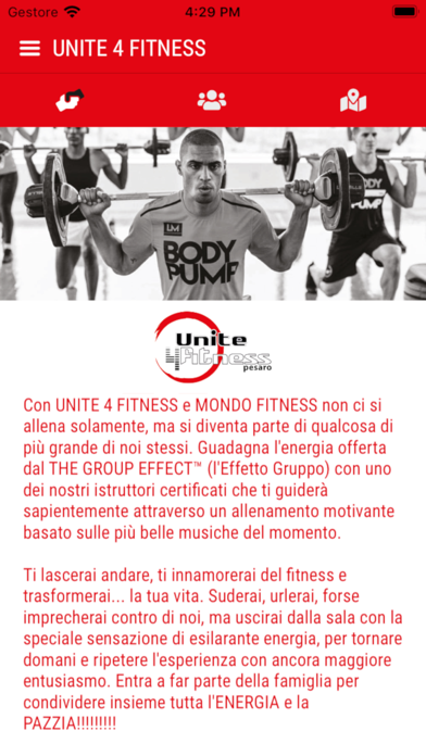 Unite 4 Fitness Screenshot