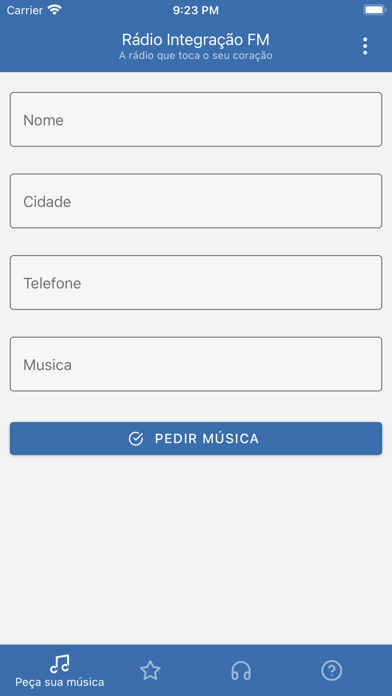 Integração FM Screenshot