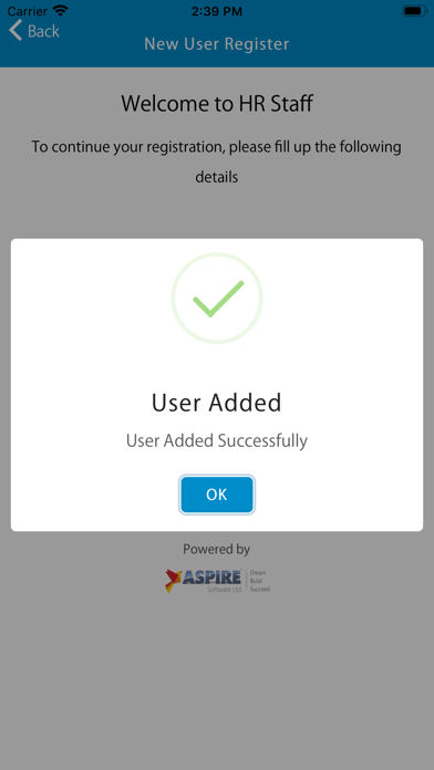 HR Staff - A/001 Screenshot