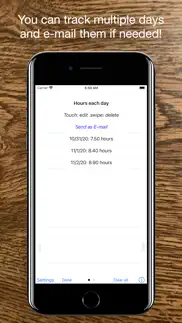 time clock helper iphone screenshot 4