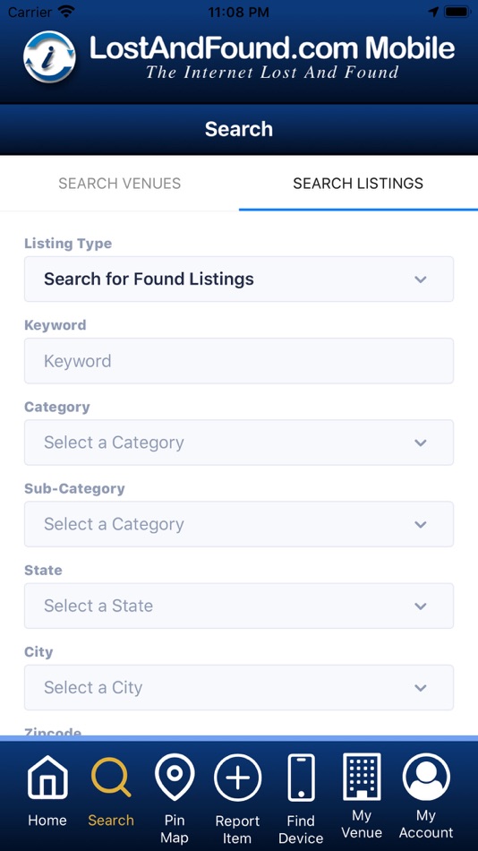 #3. LostAndFound.com Mobile (iOS) 由: The Internet Lost and Found, Inc.