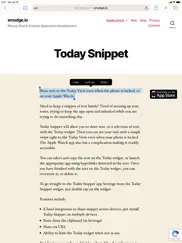 today snippet widget ipad capturas de pantalla 4