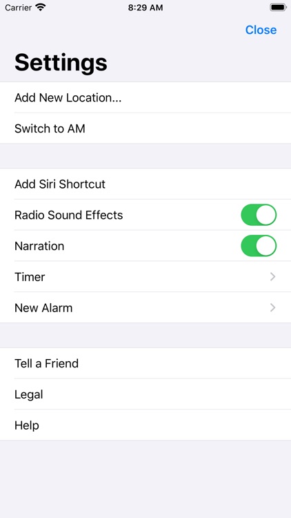 RadioApp - A Simple Radio