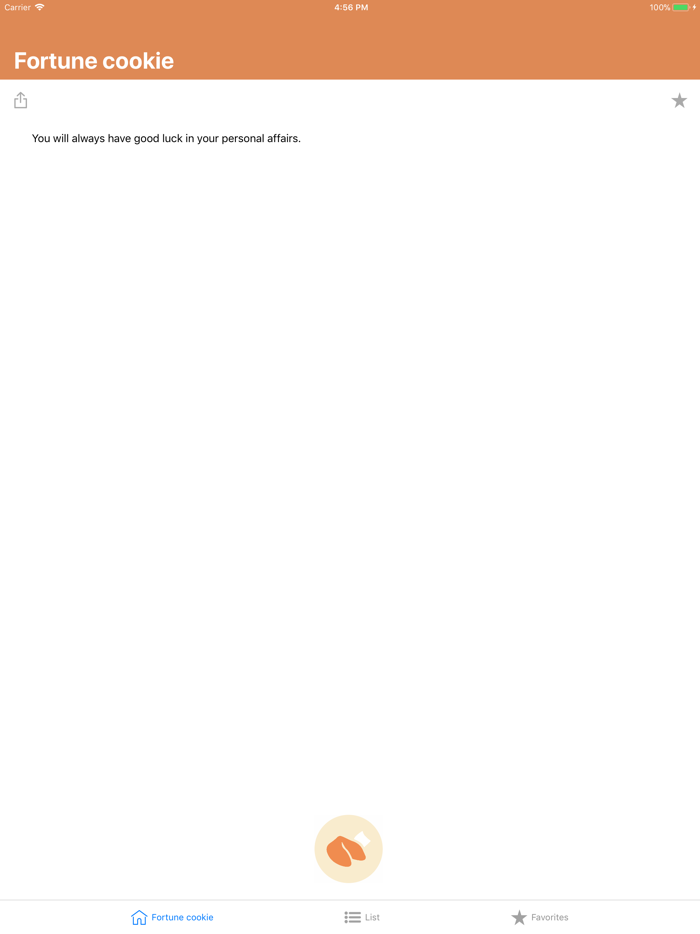 Fortune cookie