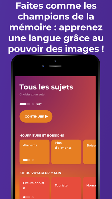 Screenshot #3 pour Apprenez le français - Drops