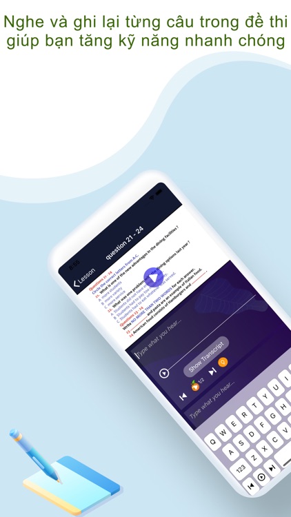 IELTS Listen & rewrite