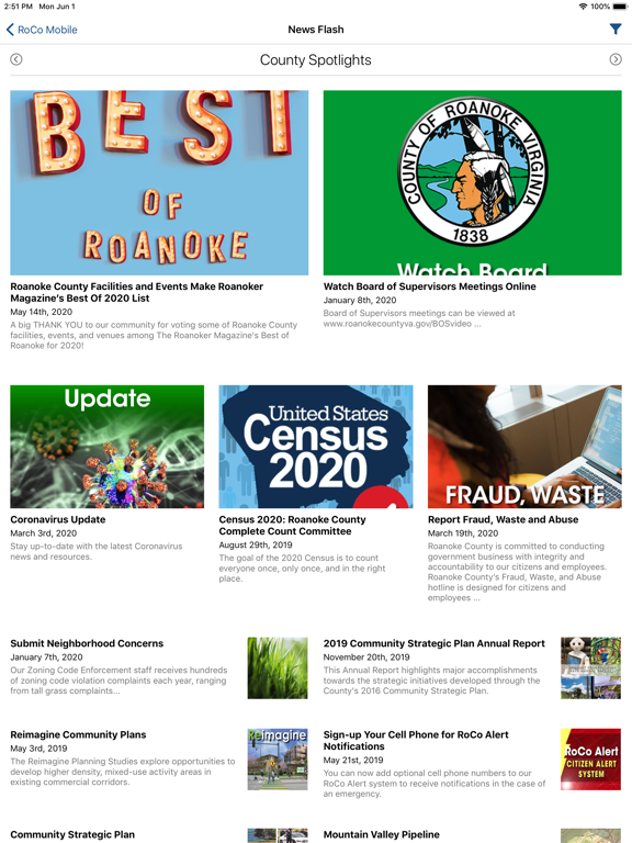 RoCo Mobile iPad screenshot 4 - Lifestyle app