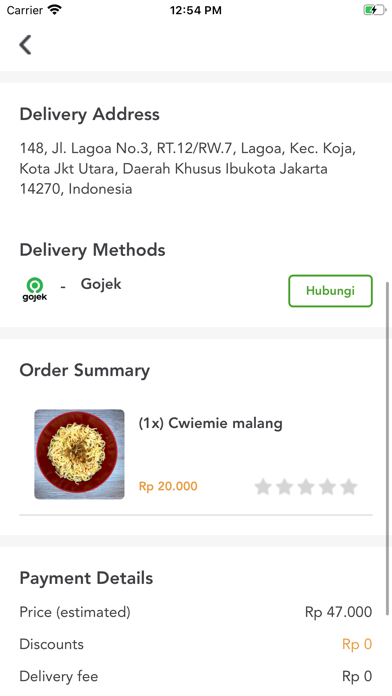 Frodo - Food Delivery Screenshot
