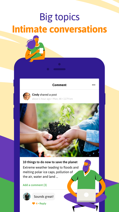 Happy - friendship & community Screenshot