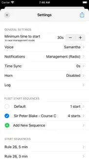 voice sail start timer iphone screenshot 3