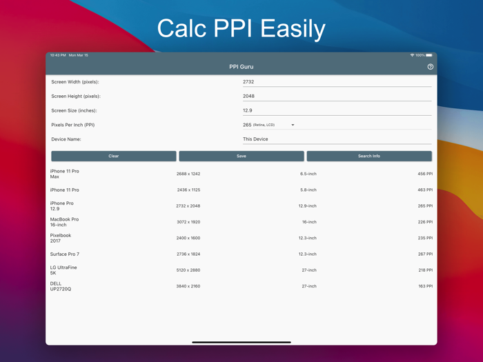 PPI Guru - Calc PPI Easily