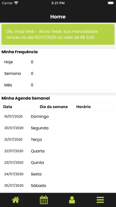 Doctorfit Alunos Screenshot