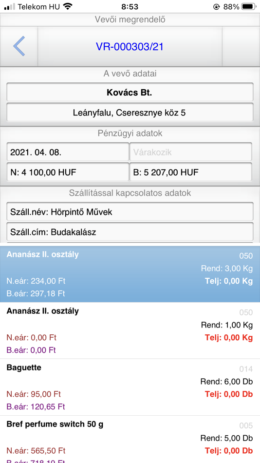 #7. PmCode Rendelés (iOS) 게시자: PmCode Szamitastechnikai Szolgaltato es Kereskedelmi Kft