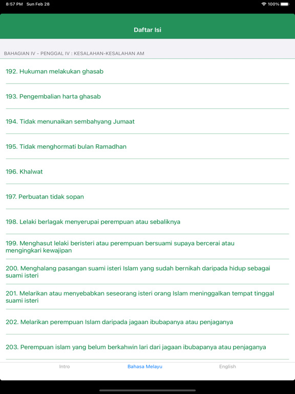 Screenshot #5 pour Syariah Penal Code Order, 2013