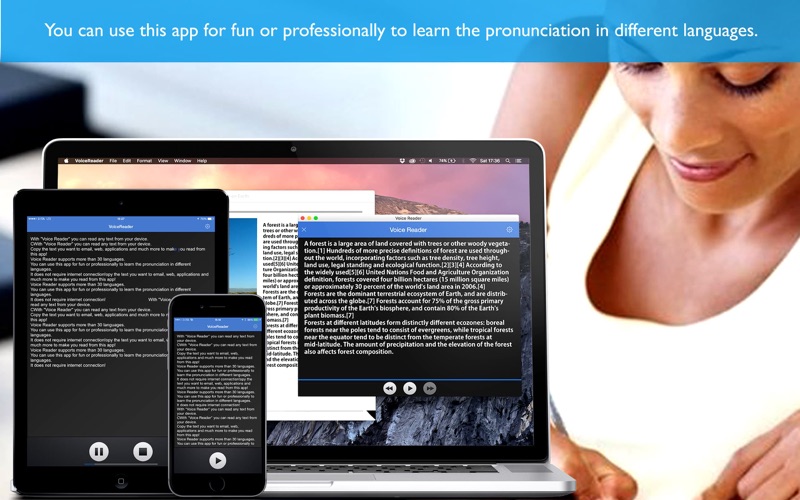 voice reader pro iphone screenshot 3