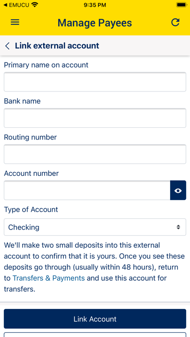 UMCU Mobile Banking Screenshot