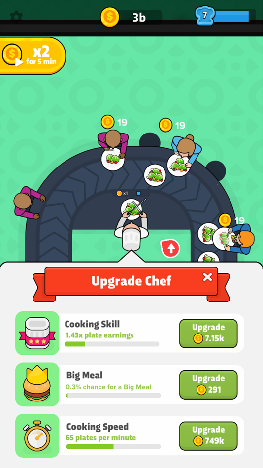 #4. Merge Food Tycoon! (iOS) 由: Gangame Srl