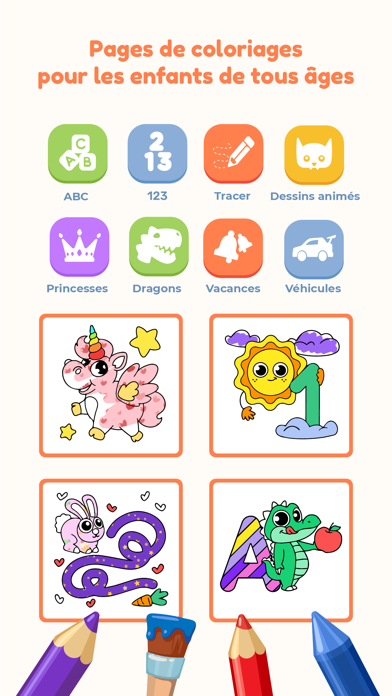 Screenshot #1 pour Jeux de Coloriage Enfant 3 ans