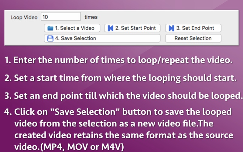 Screenshot #3 pour Video Looper Pro