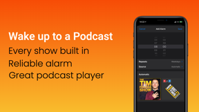 Podcast Alarm: Wake & Listen screenshot