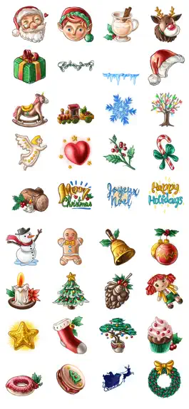 Game screenshot Christmas Stickers by Rudy apk