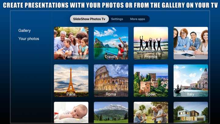 Screenshot #1 pour SlideShow Photos Tv