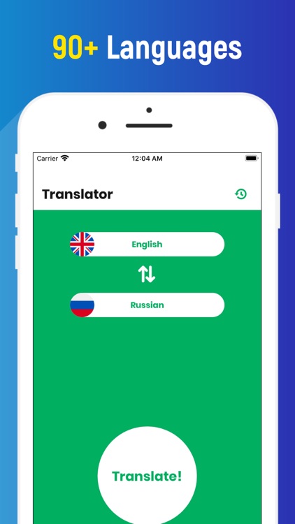 Translator app translate voice