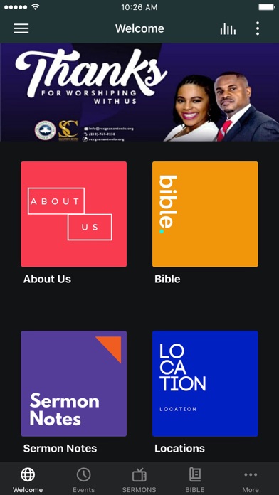 RCCG Salvation Ctr San Antonio Screenshot