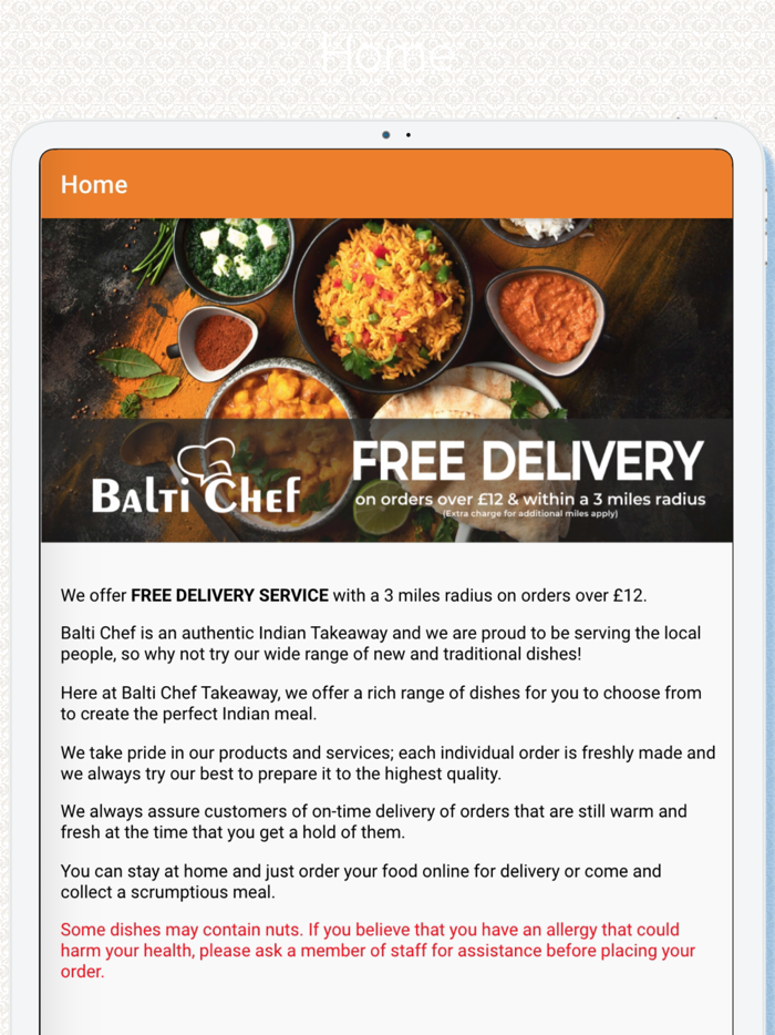Balti Chef Middlewich