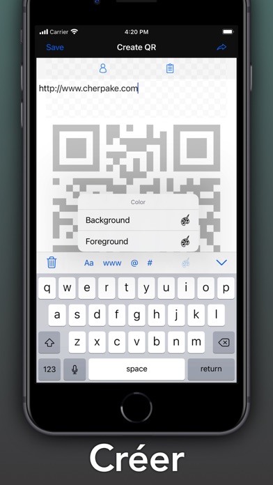 Screenshot #2 pour Create & Scan QR / Barcodes