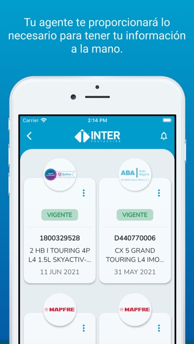 INTER Corporativo Screenshot