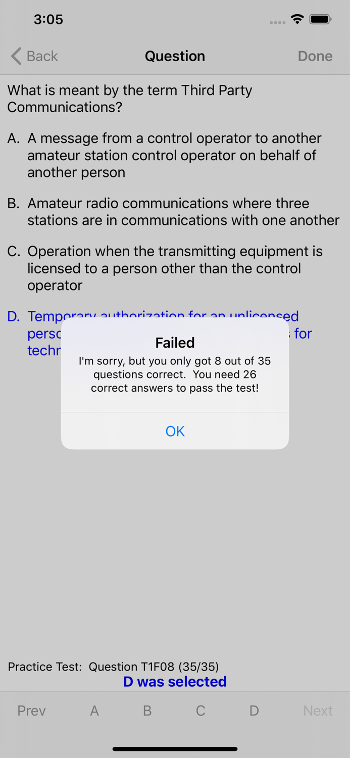 HAM Test Prep  Technician