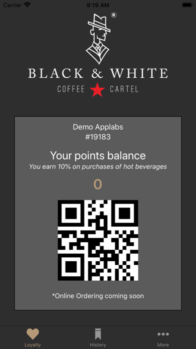 Black & White Coffee Cartel Screenshot
