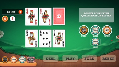 Three Card Casino Poker Screenshot