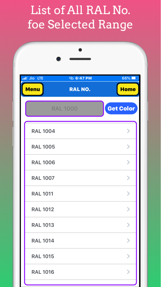 #2. Paint RAL No (iOS) Av: Imran Pinjara
