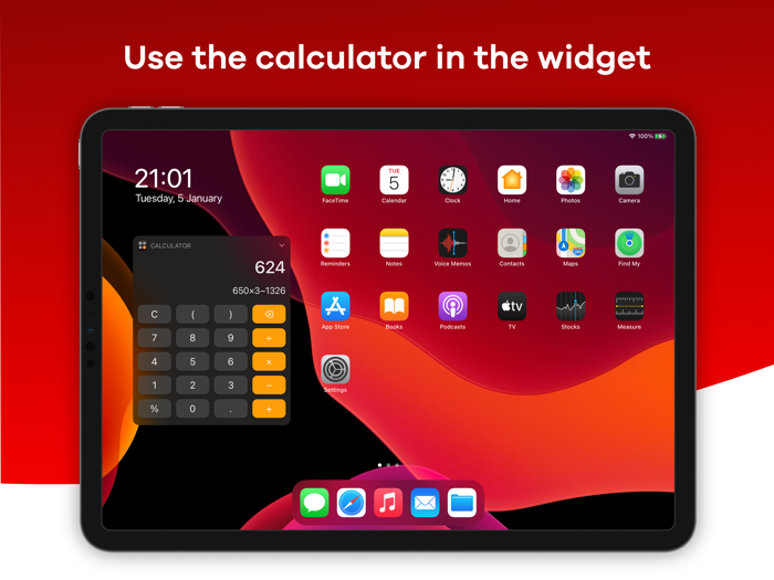 Calculator Widget - WCalc